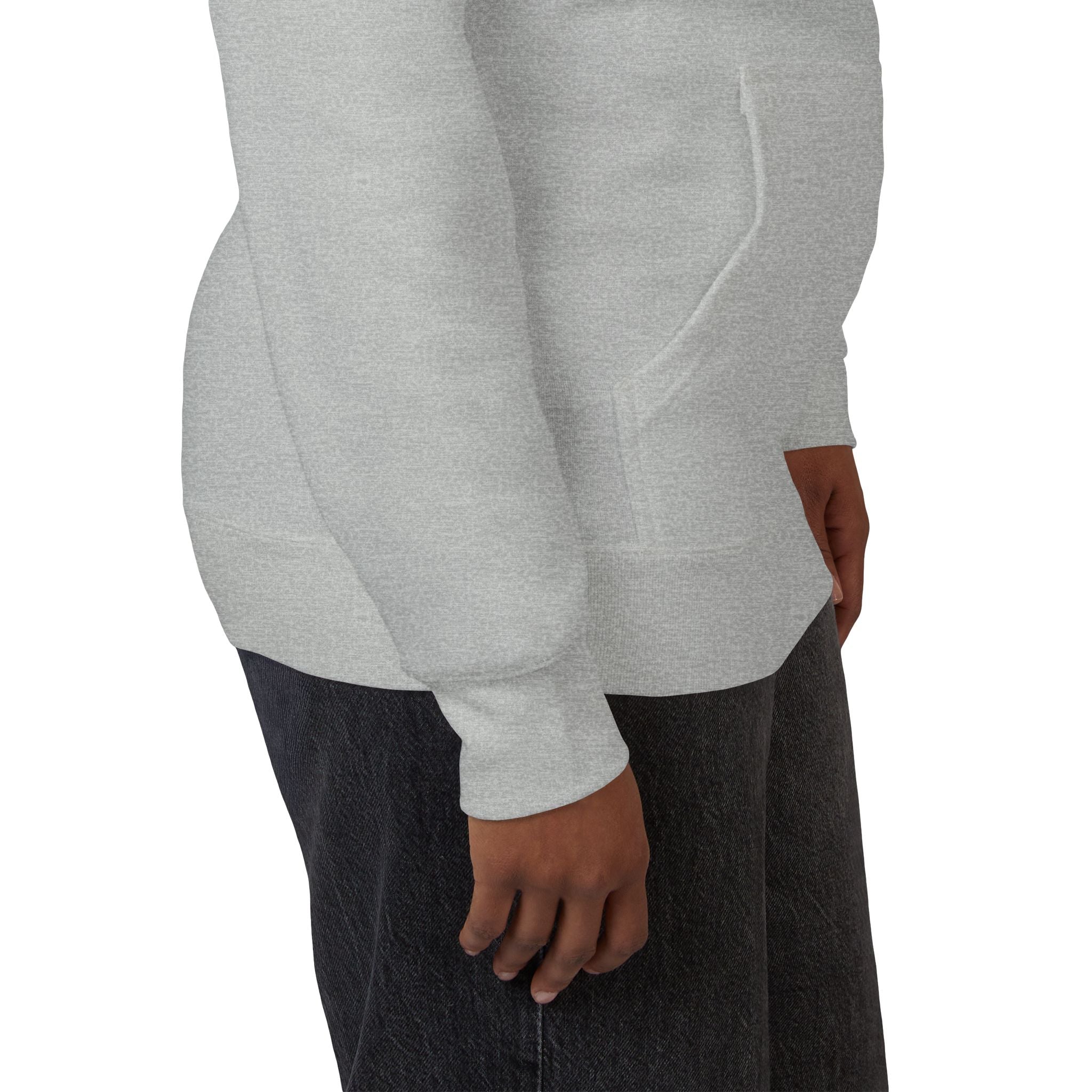 White Fleece Hoodie – Minimal Classic Pullover Hooded Sweatshirt