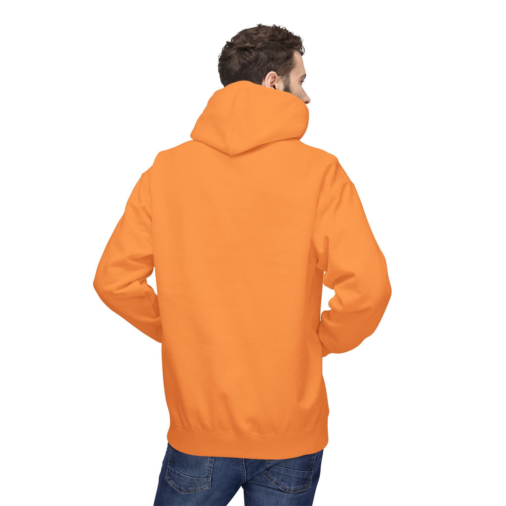 Classic White Fleece Hoodie – Soft Midweight Pullover