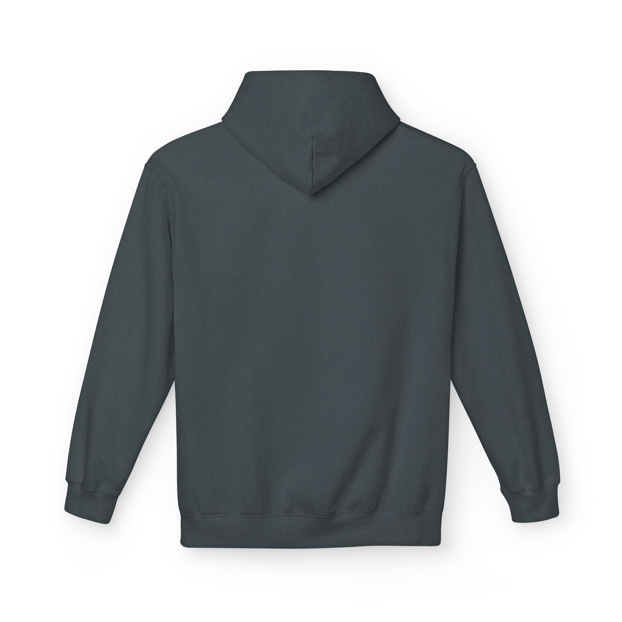 Classic White Fleece Hoodie – Soft Midweight Pullover