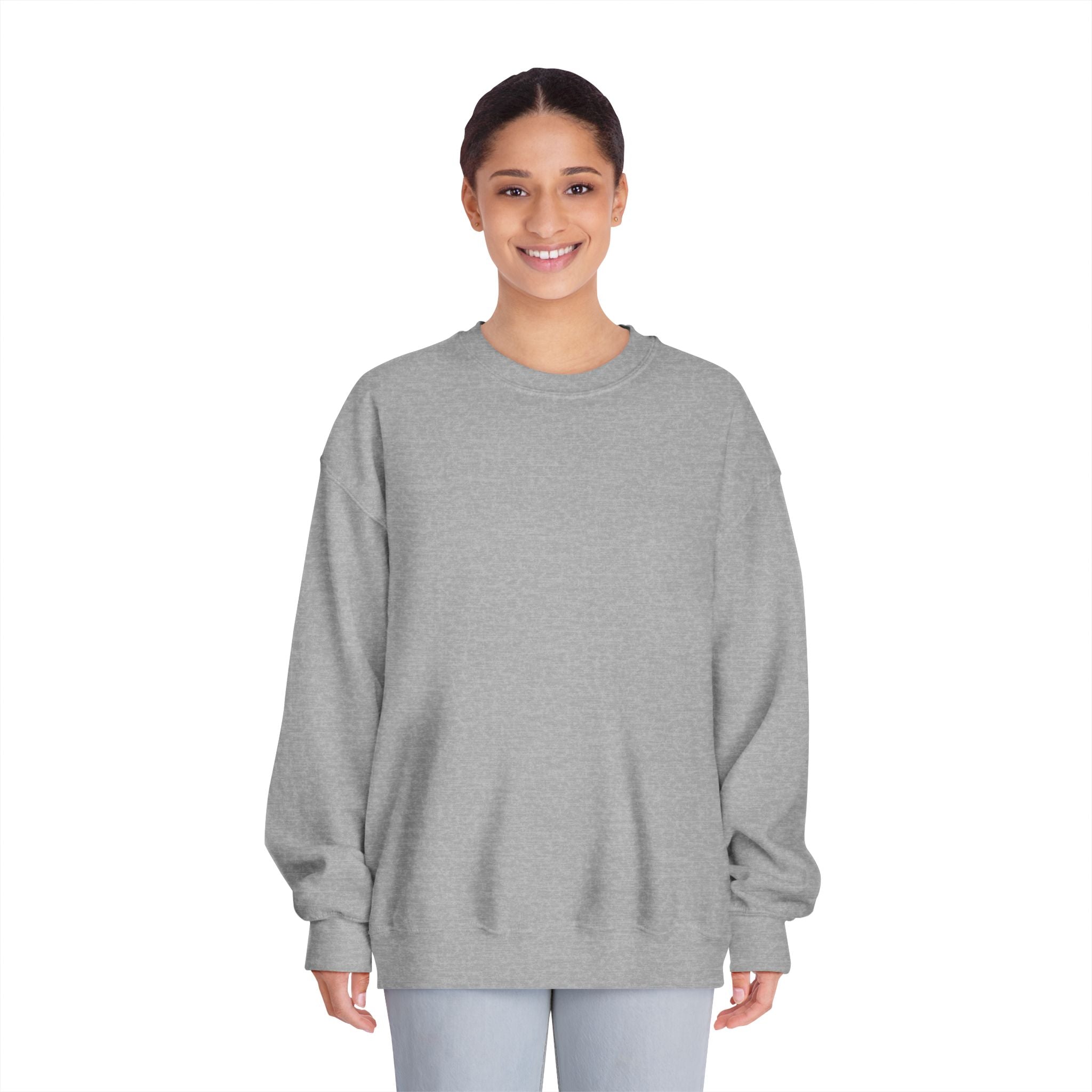 Classic White Crewneck Sweatshirt