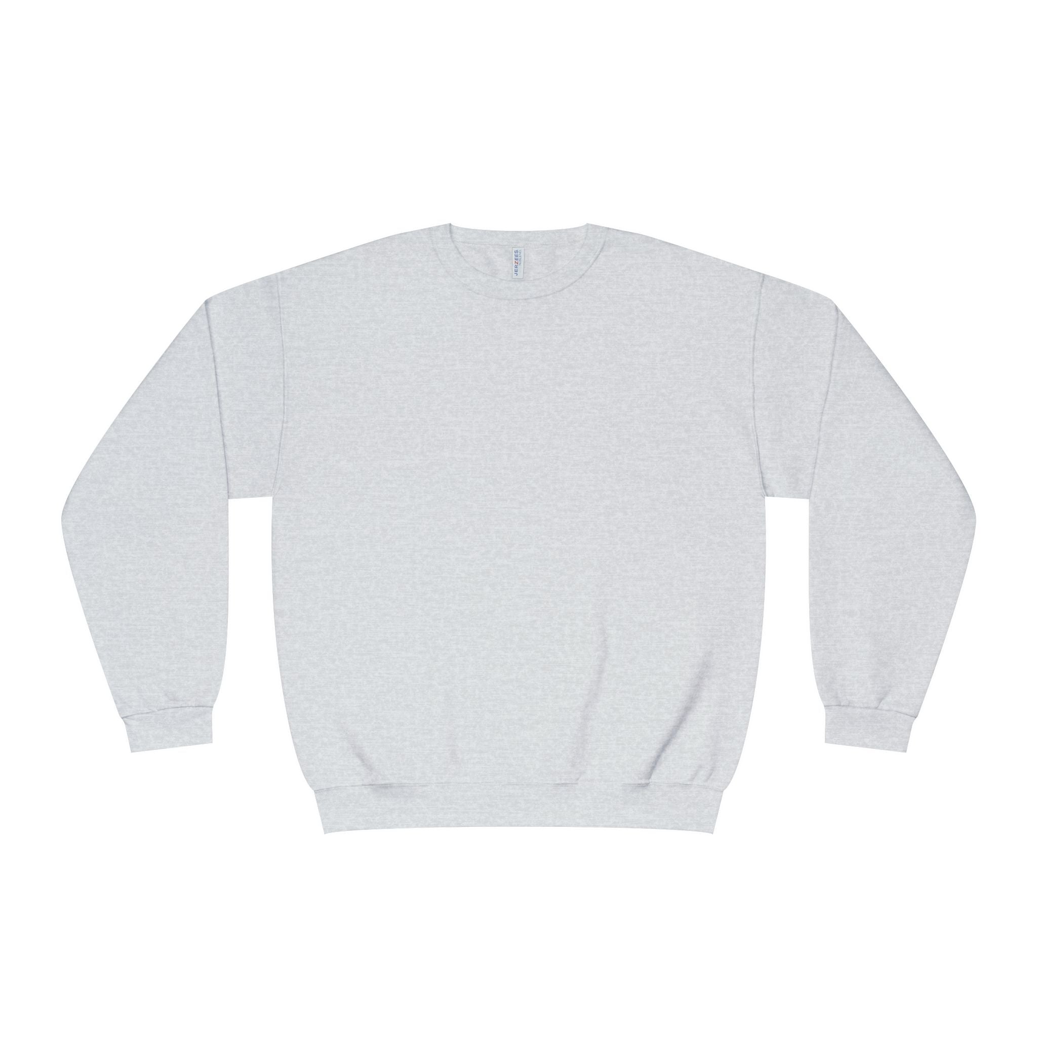 Classic White Crewneck Sweatshirt — Unisex Pullover