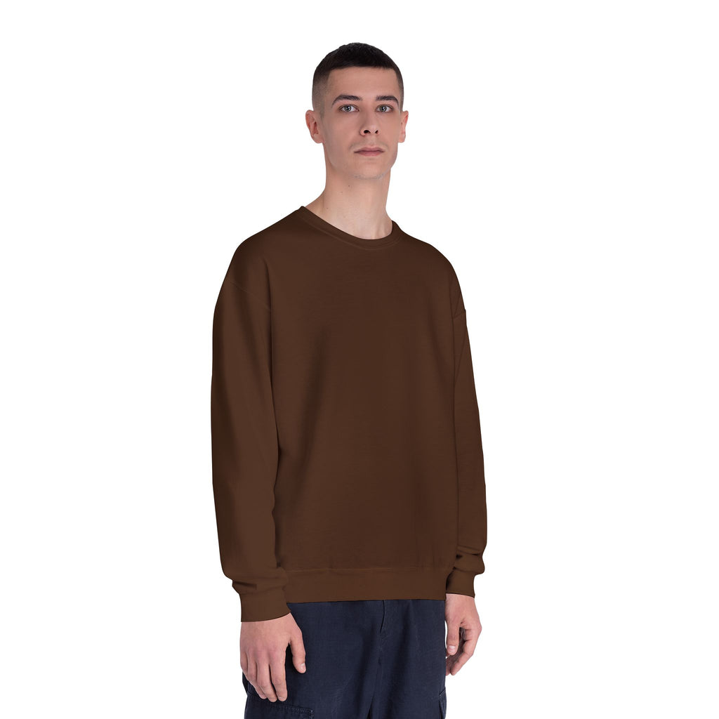 Classic White Crewneck Sweatshirt — Unisex Pullover