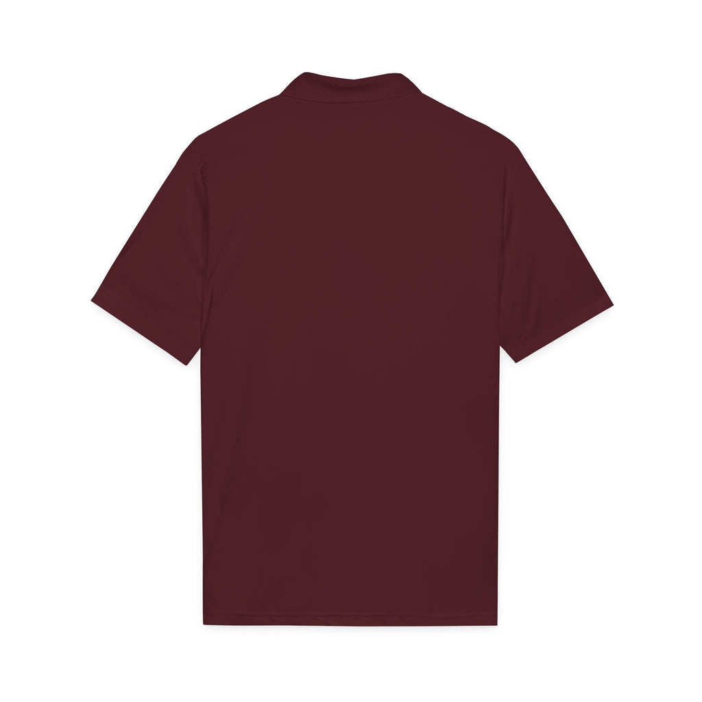 Men's White Performance Polo Shirt - Moisture-Wicking Sport-Tek Style