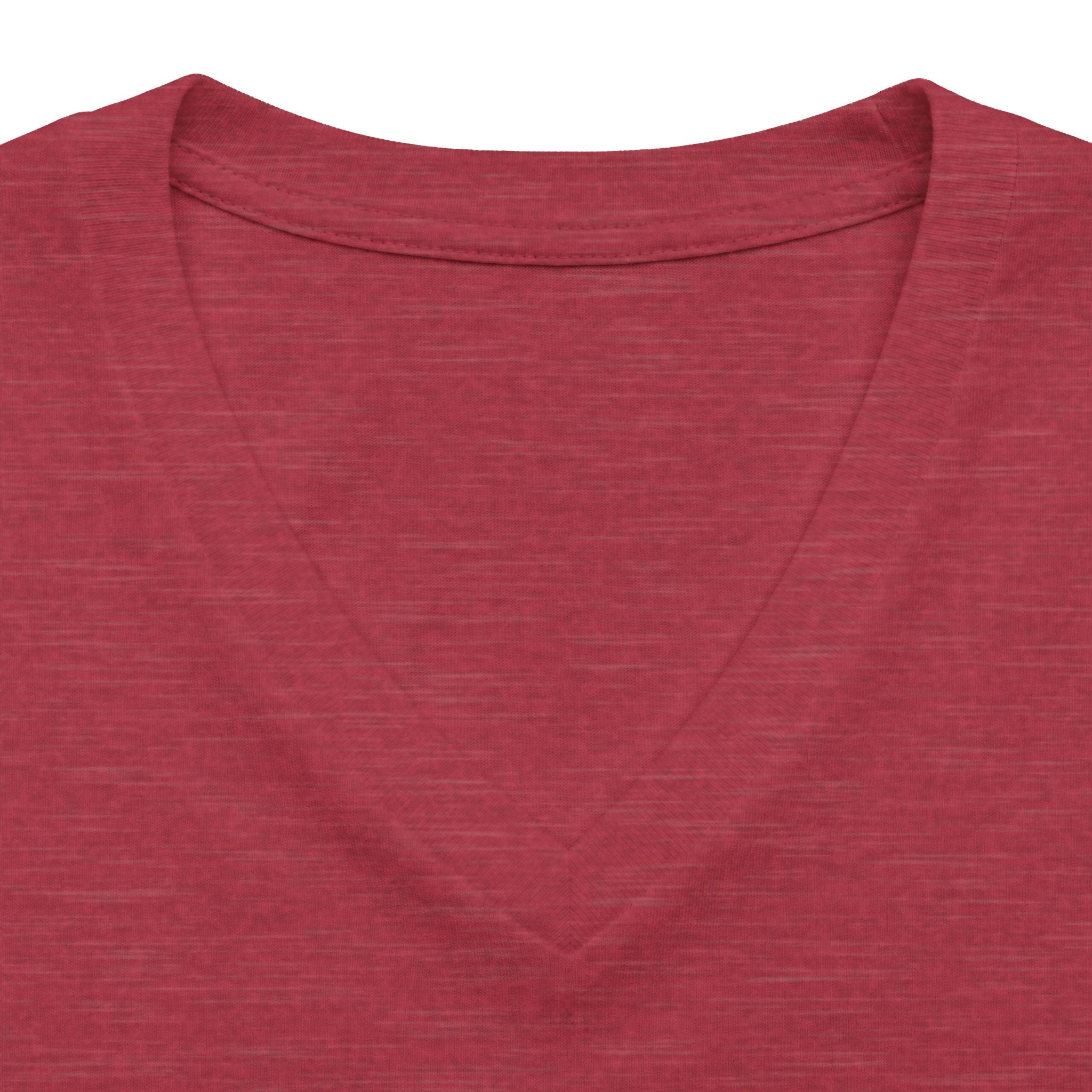 Women's Relaxed Heather CVC V-Neck Tee
