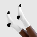 Custom Sublimation Crew Socks — Blank White (EU)