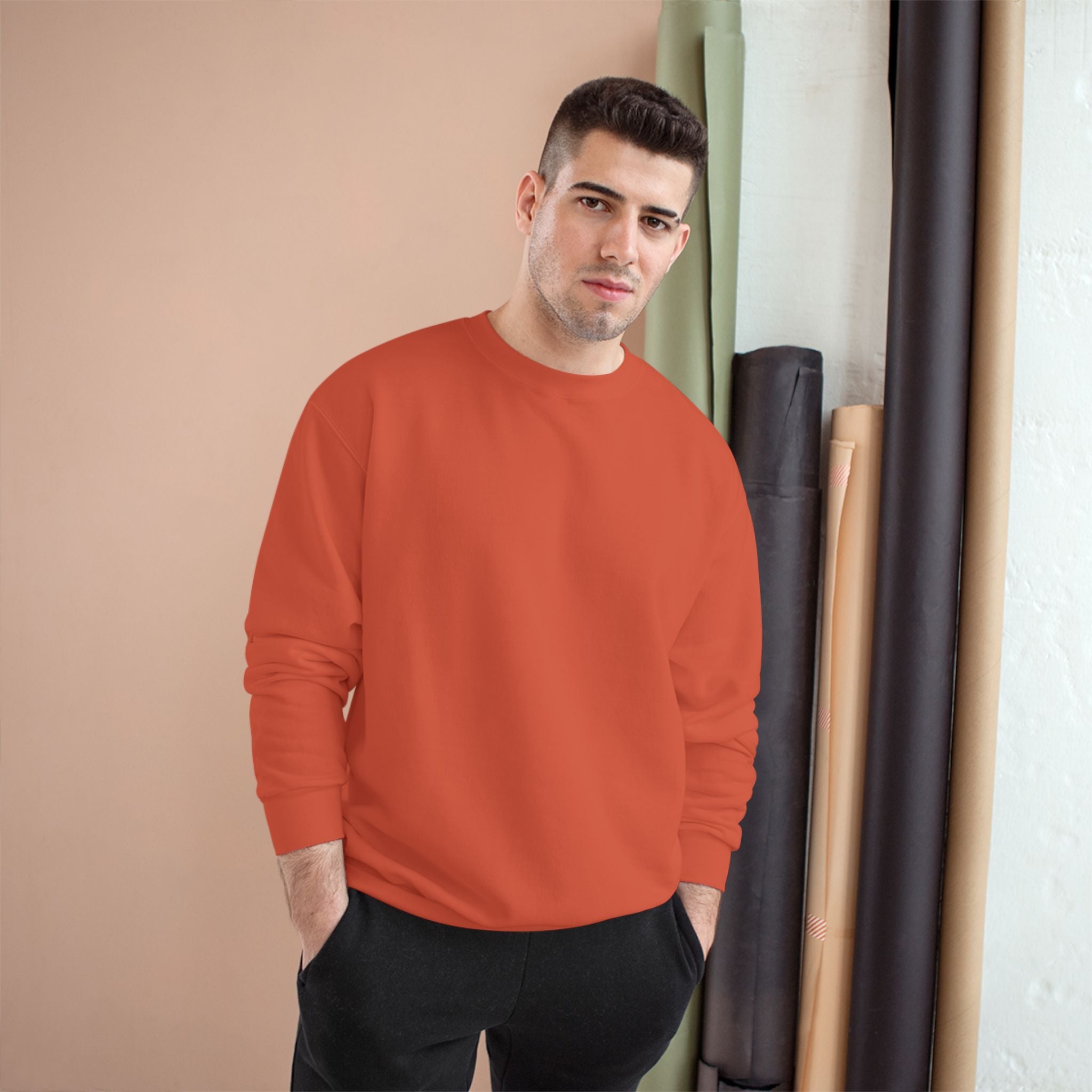 Champion Sweatshirt - Classic White Crewneck Sweatshirt