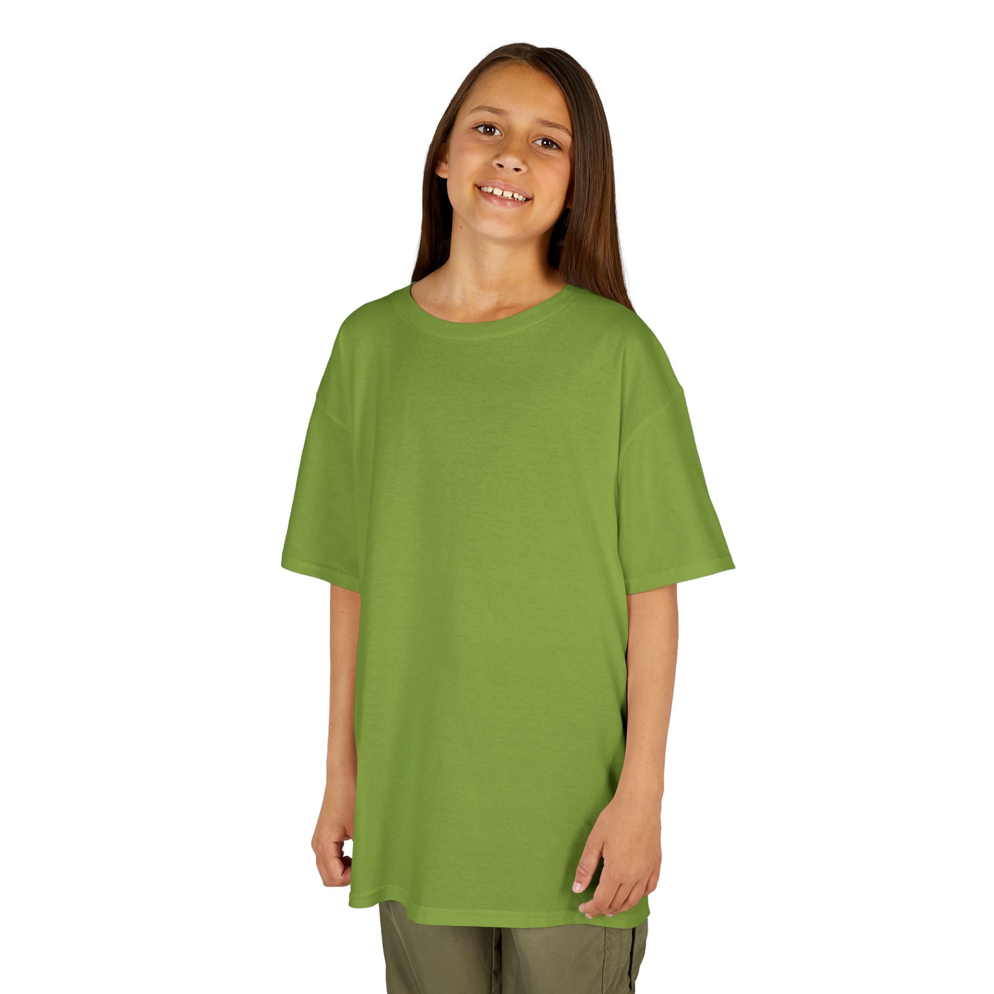 Kids T-Shirt — Plain White Heavy Cotton Tee for Boys & Girls