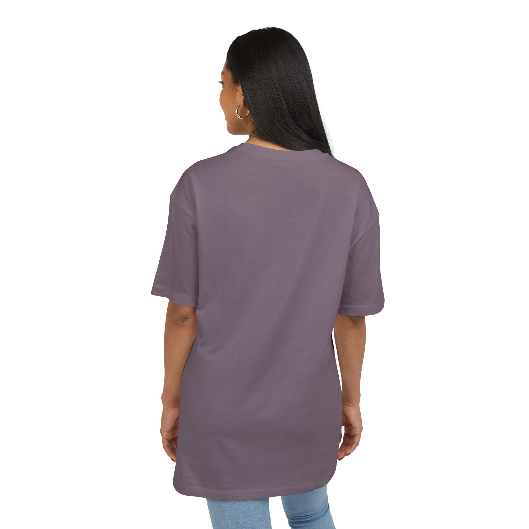 Oversized White Tee — Minimal Blank Heavy Cotton Oversize Shirt