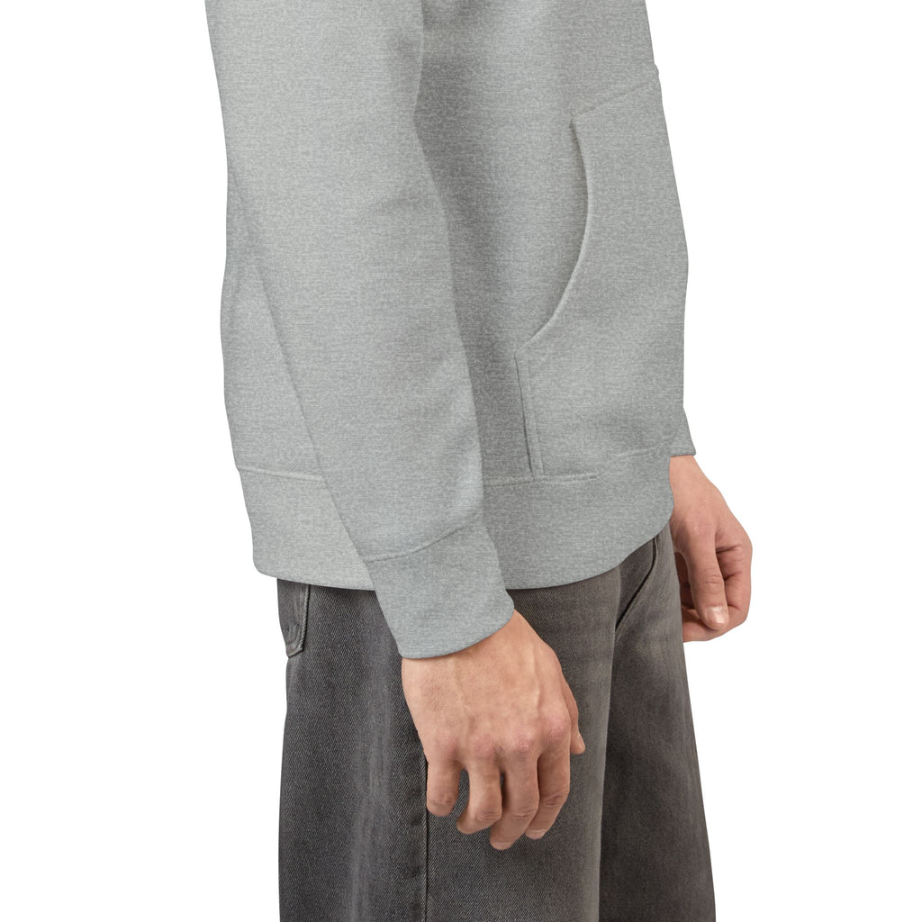 White Fleece Hoodie – Minimal Classic Pullover Hooded Sweatshirt