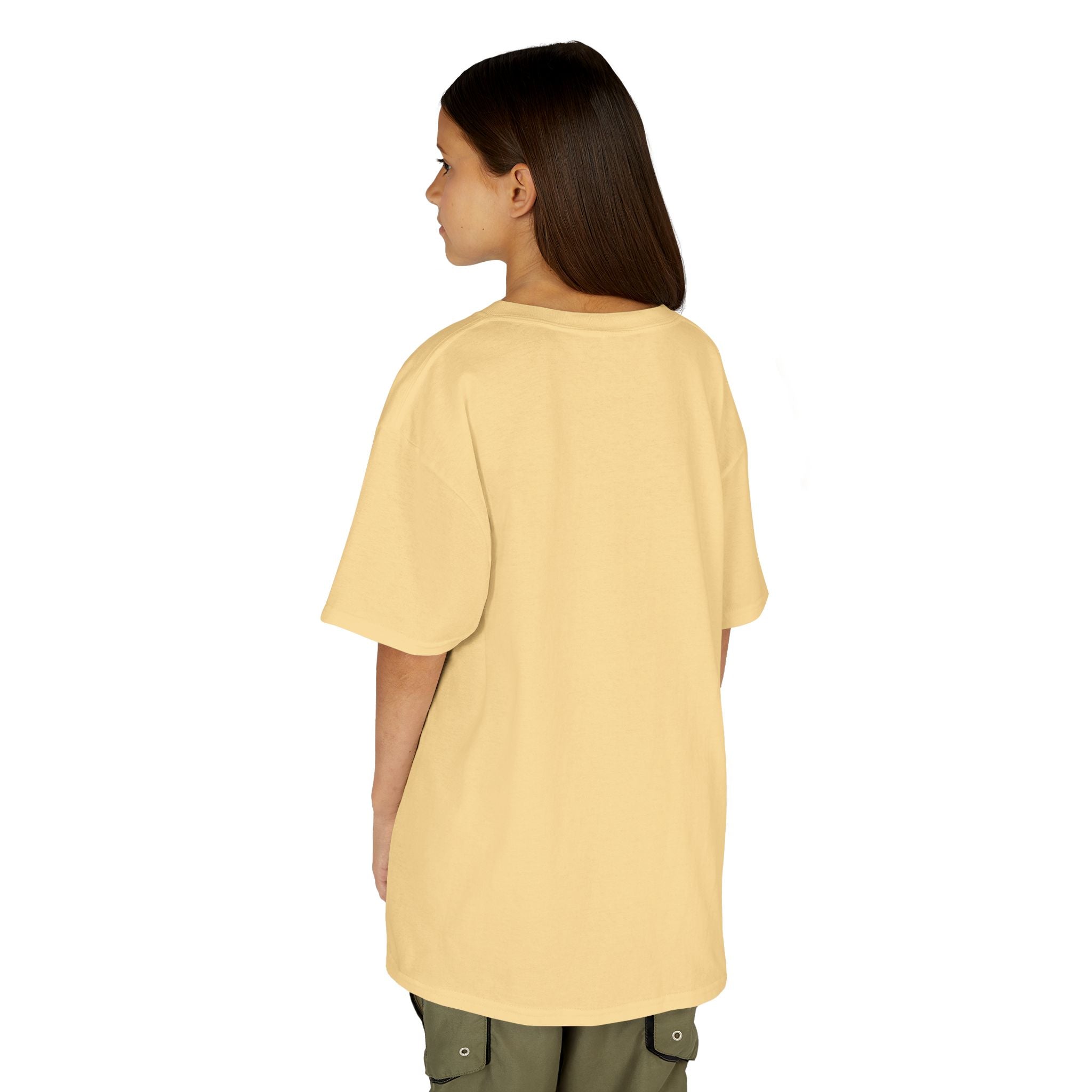 Kids T-Shirt — Plain White Heavy Cotton Tee for Boys & Girls