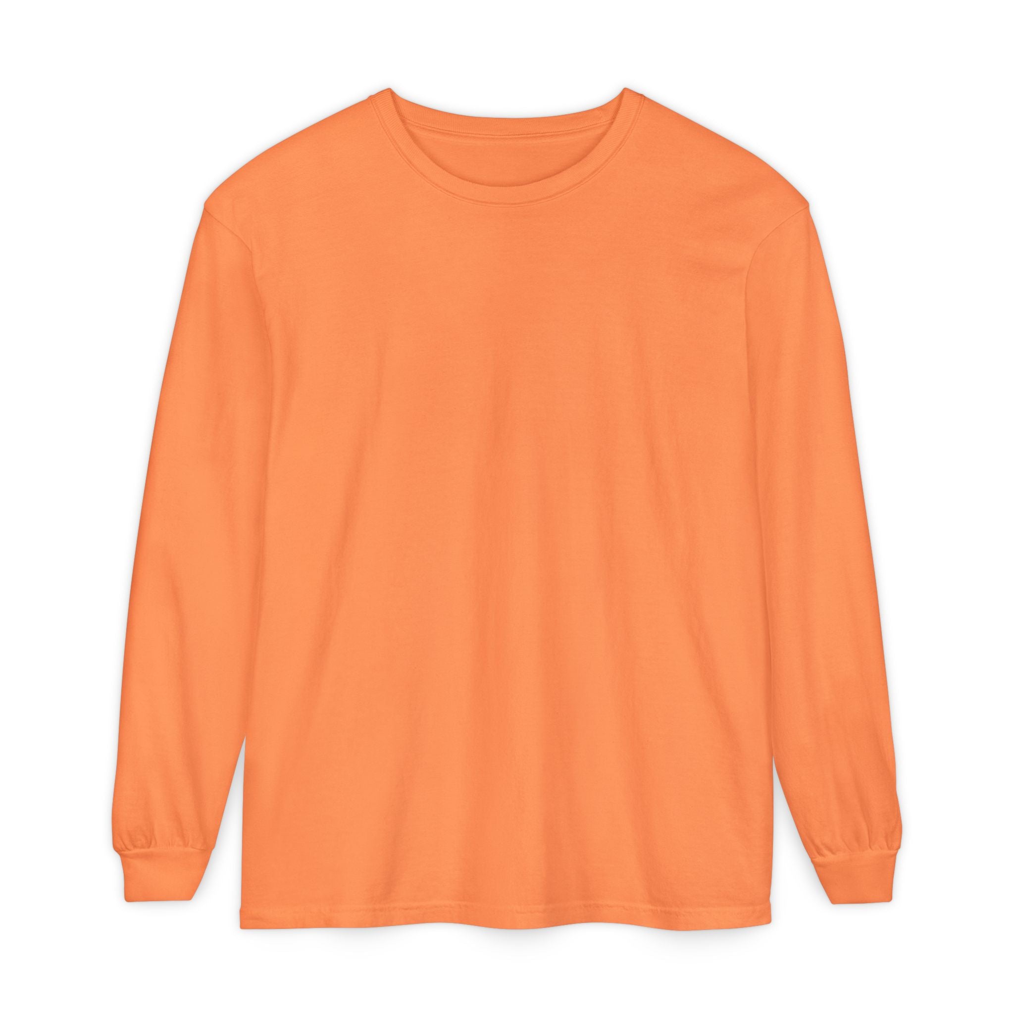 Long Sleeve T-Shirt — Classic White Garment-Dyed Tee