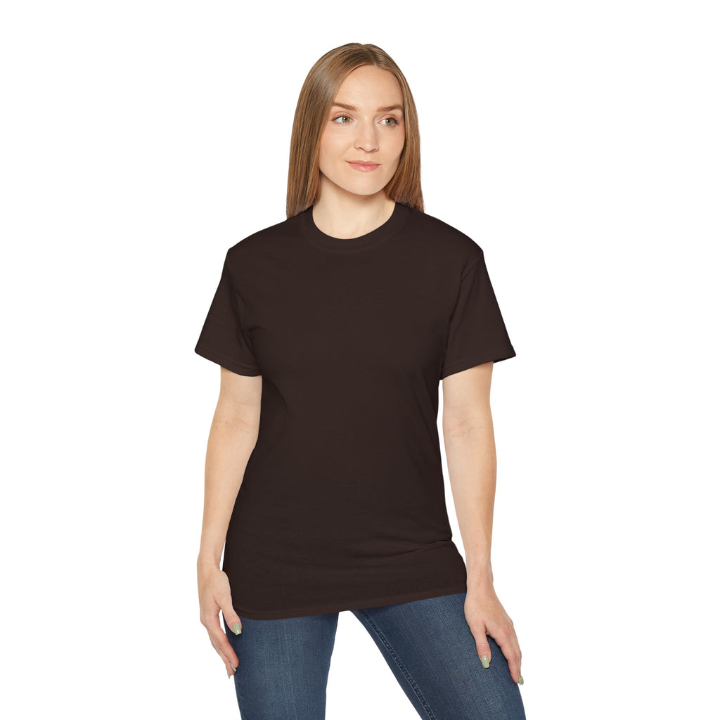 Classic White Cotton Tee - Plain Crewneck Shirt