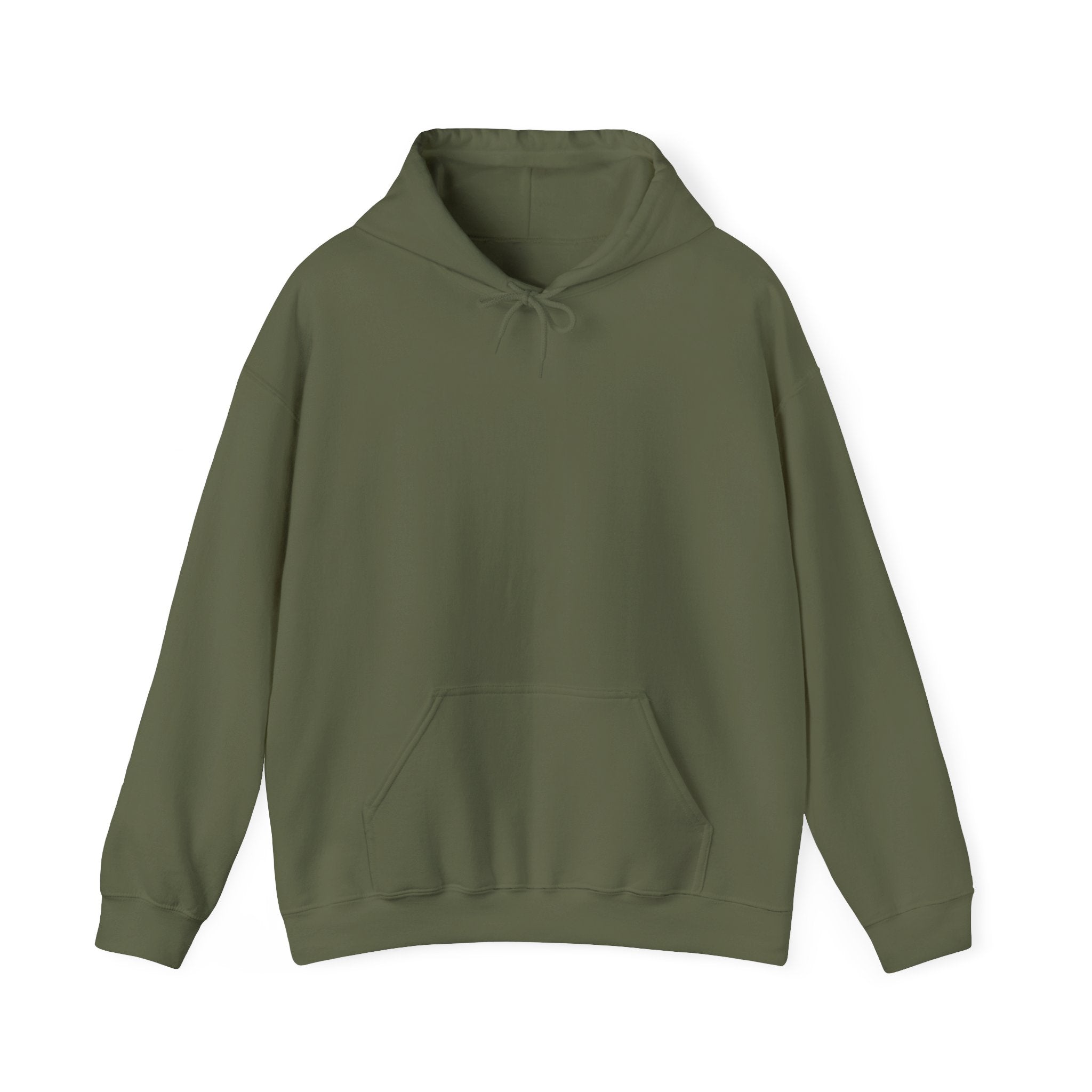 White Hoodie — Classic Unbranded Heavy Blend Hooded Sweatshirt