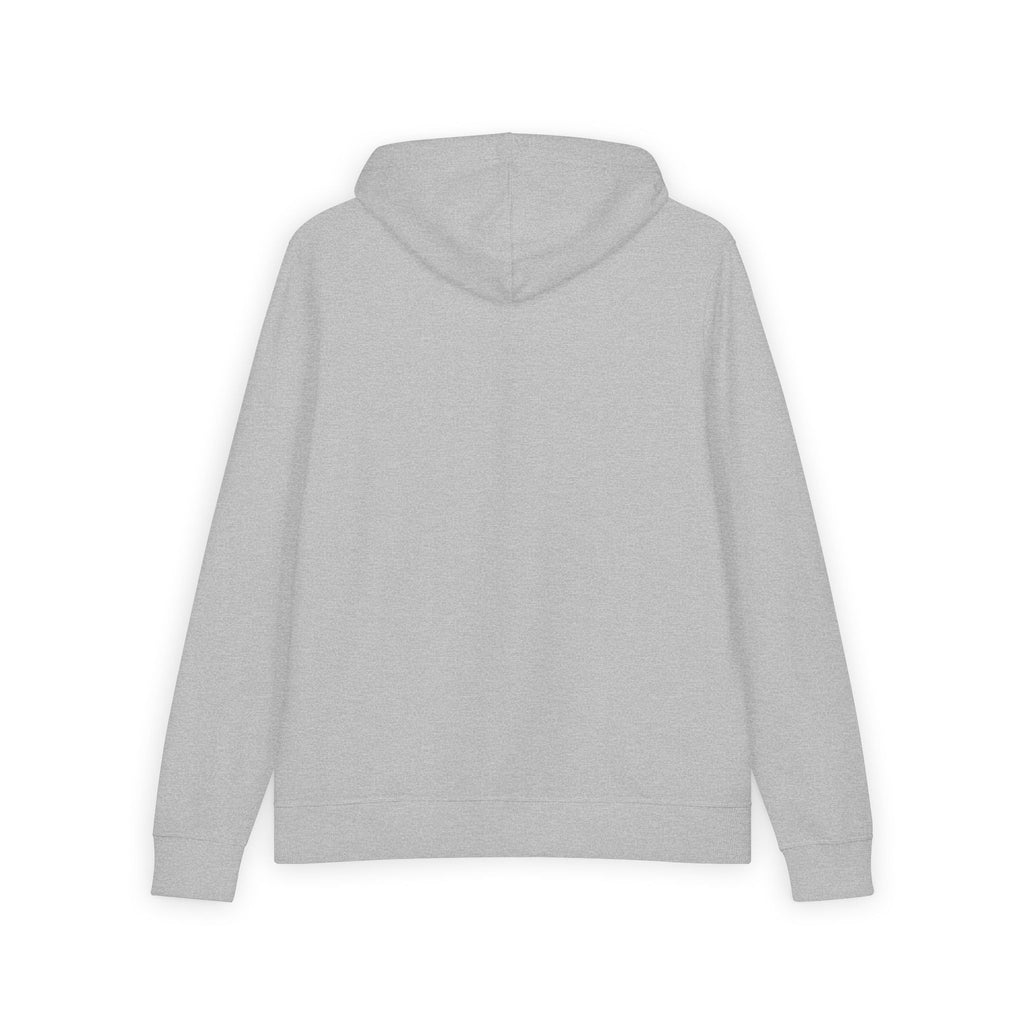 Men's Full-Zip Hoodie — Classic White Re-Fleece Zip-Up