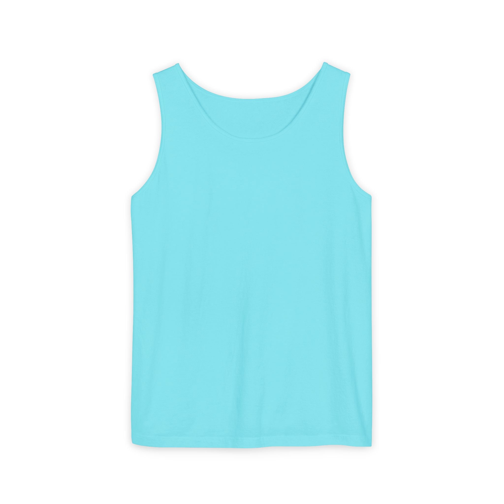 Plain White Tank Top — Lightweight Unisex Garment-Dyed Sleeveless Tee