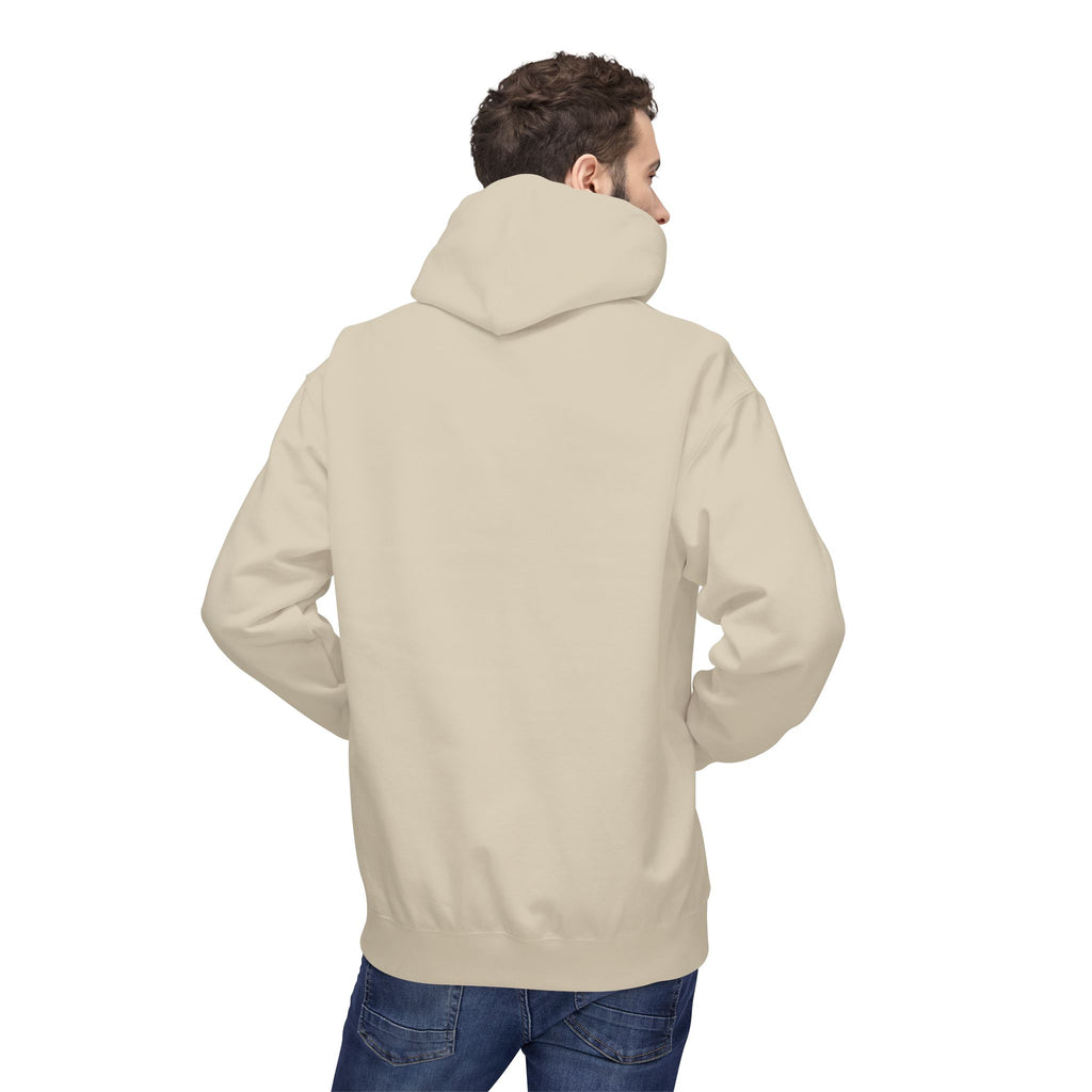 Classic White Fleece Hoodie – Soft Midweight Pullover