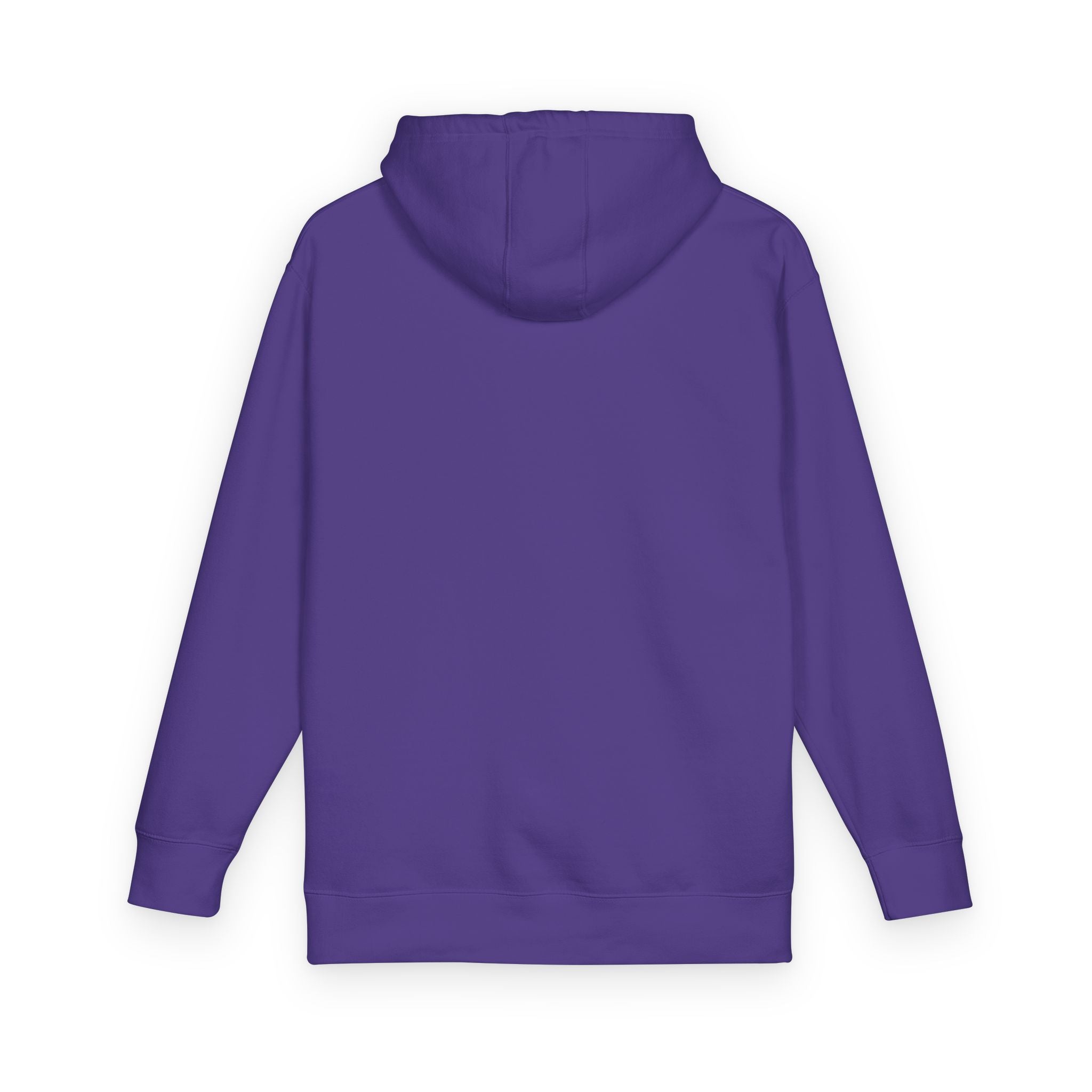 White Fleece Hoodie – Minimal Classic Pullover Hooded Sweatshirt