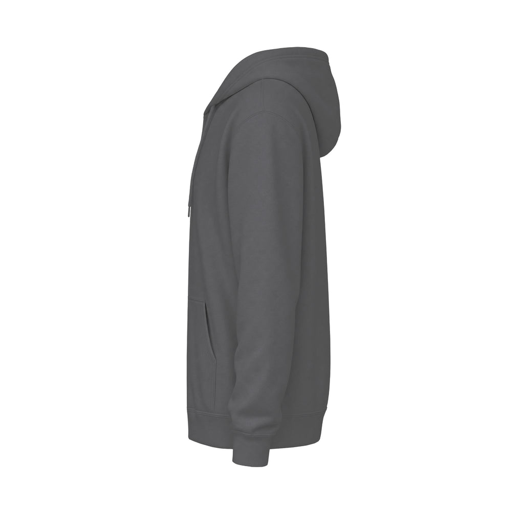 Classic White Fleece Hoodie – Soft Midweight Pullover